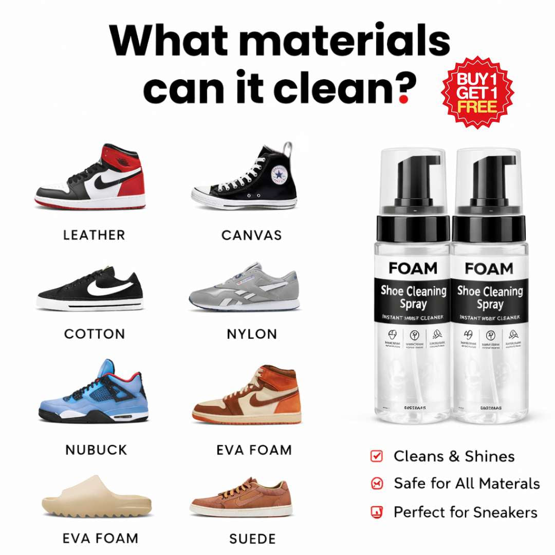 Water-Free Foam Shoe Cleaner | BUY 1 GET 1 FREE!